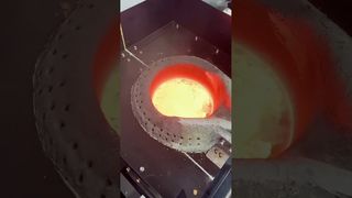 Gold silver copper 200kg hydraulic dump induction furnace-Sansongmelt #silver #gold #induction
