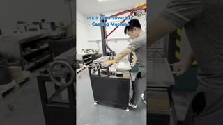 SanSongMelt-15KG Fully automatic vacuum bullion casting machine for silver, gold bars making Machine